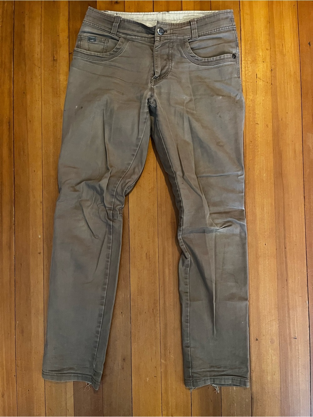 Kuhl Men's Brown Straight Canvas Jeans 32/34